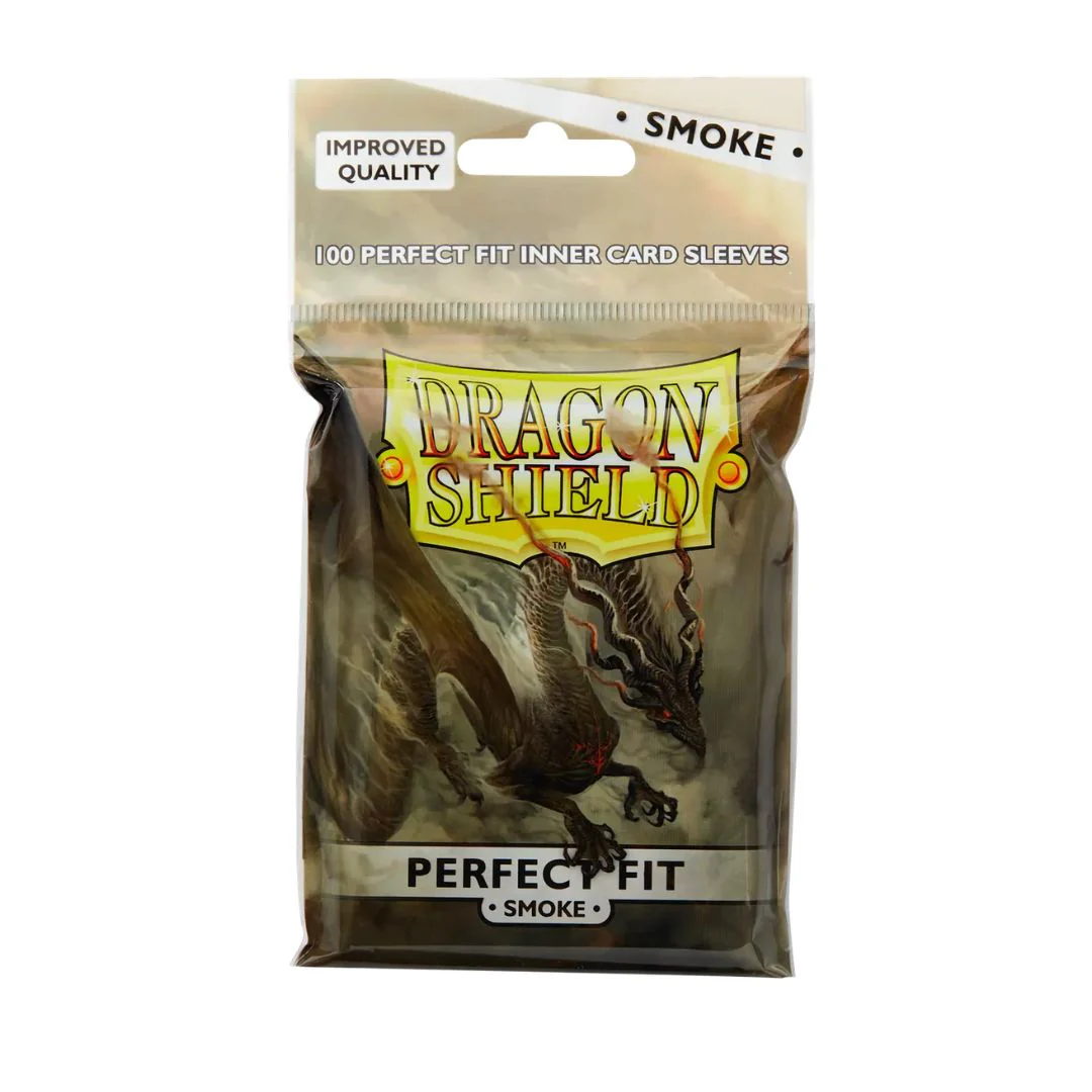 Dragon Shield: Standard Perfect Fit Sleeves - 100st - Smoke