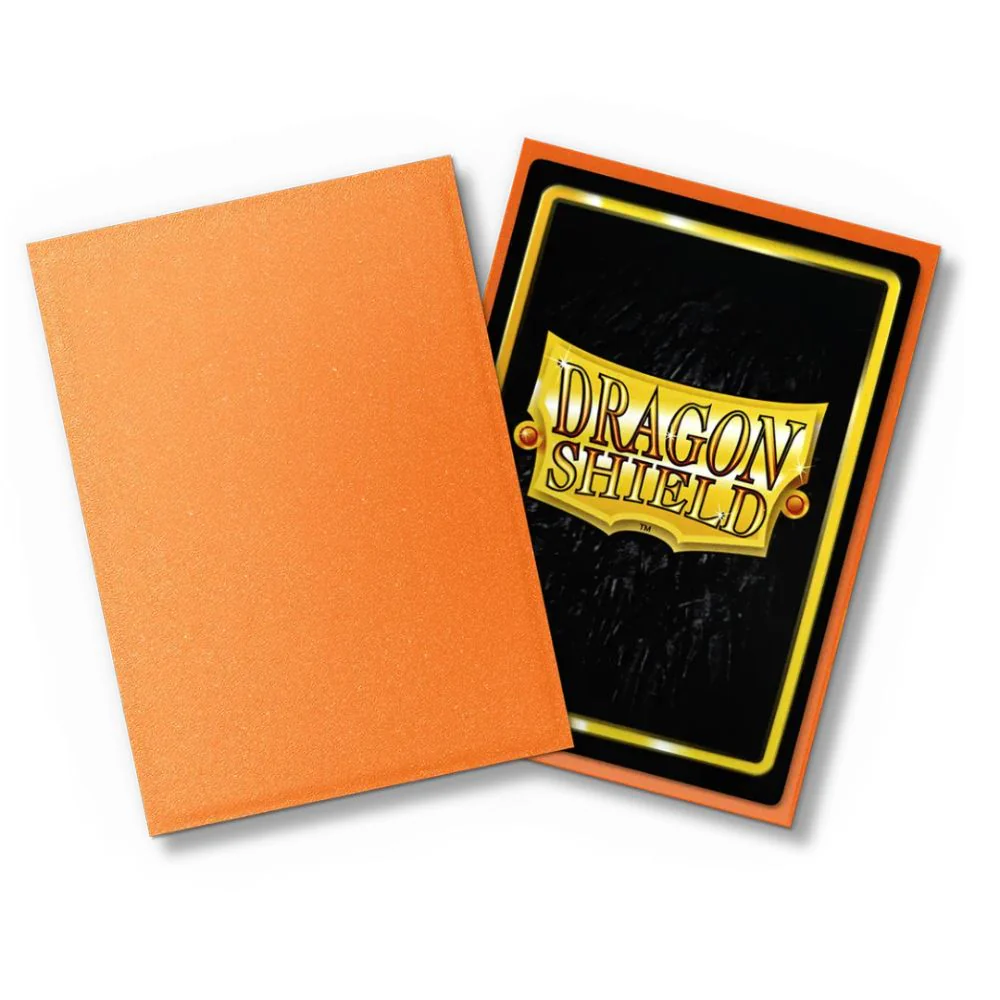 Dragon Shield: Standard Sleeves Matte - 100st - Amber - Image 2
