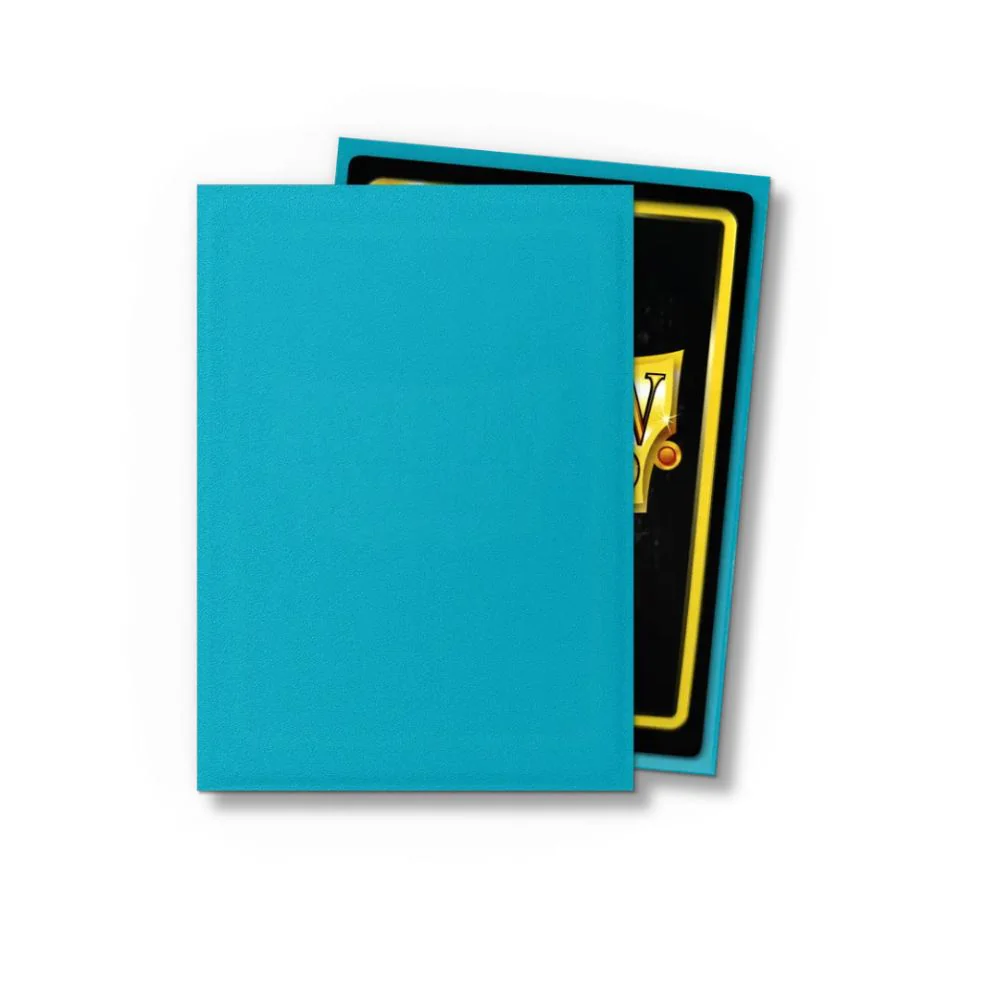 Dragon Shield: Standard Sleeves Matte - 100st - Turquoise - Image 2