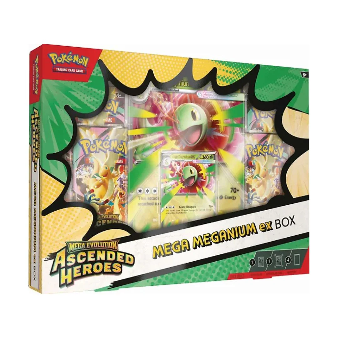 Pokémon Mega Evolution: Ascended Heroes Mega Meganium ex Box