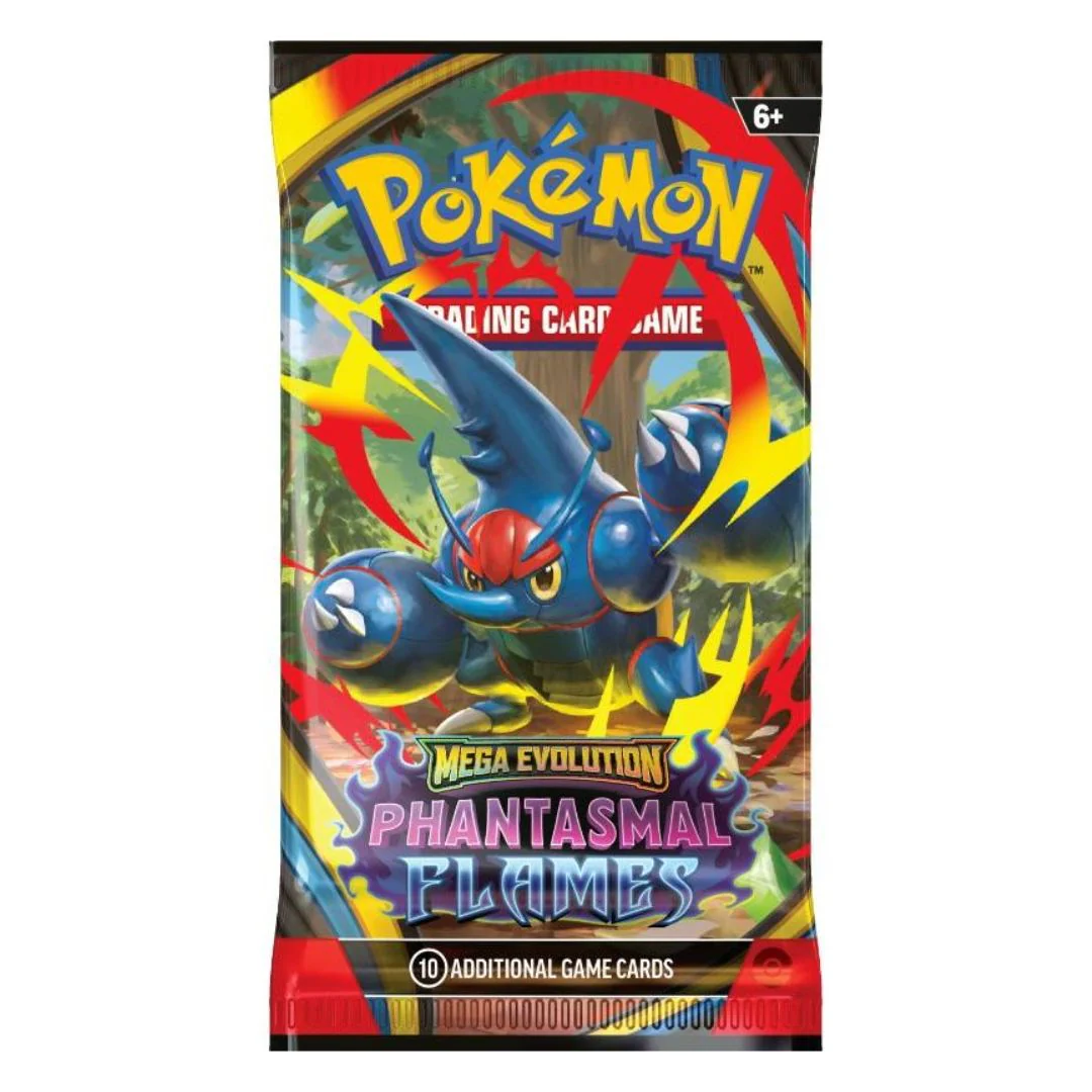 Pokémon Mega Evolution: Phantasmal Flames Booster Pack (MAX 20 PER KUND) - Image 3