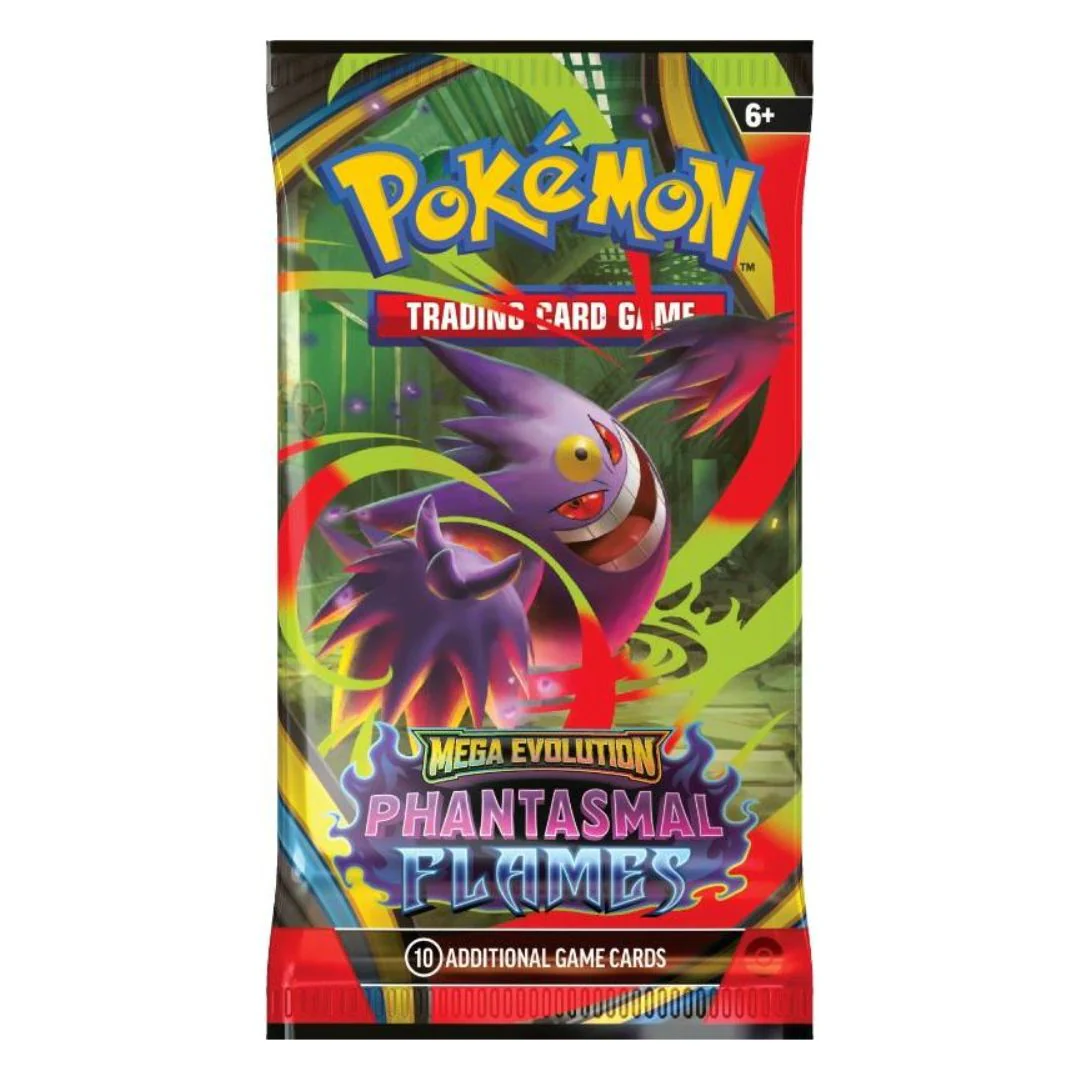 Pokémon Mega Evolution: Phantasmal Flames Booster Pack (MAX 20 PER KUND) - Image 4