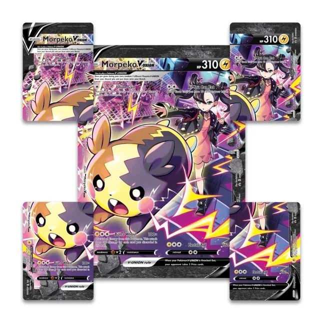 Pokémon Sword & Shield: Crown Zenith Morpeko V-UNION Premium Playmat Collection - Image 2