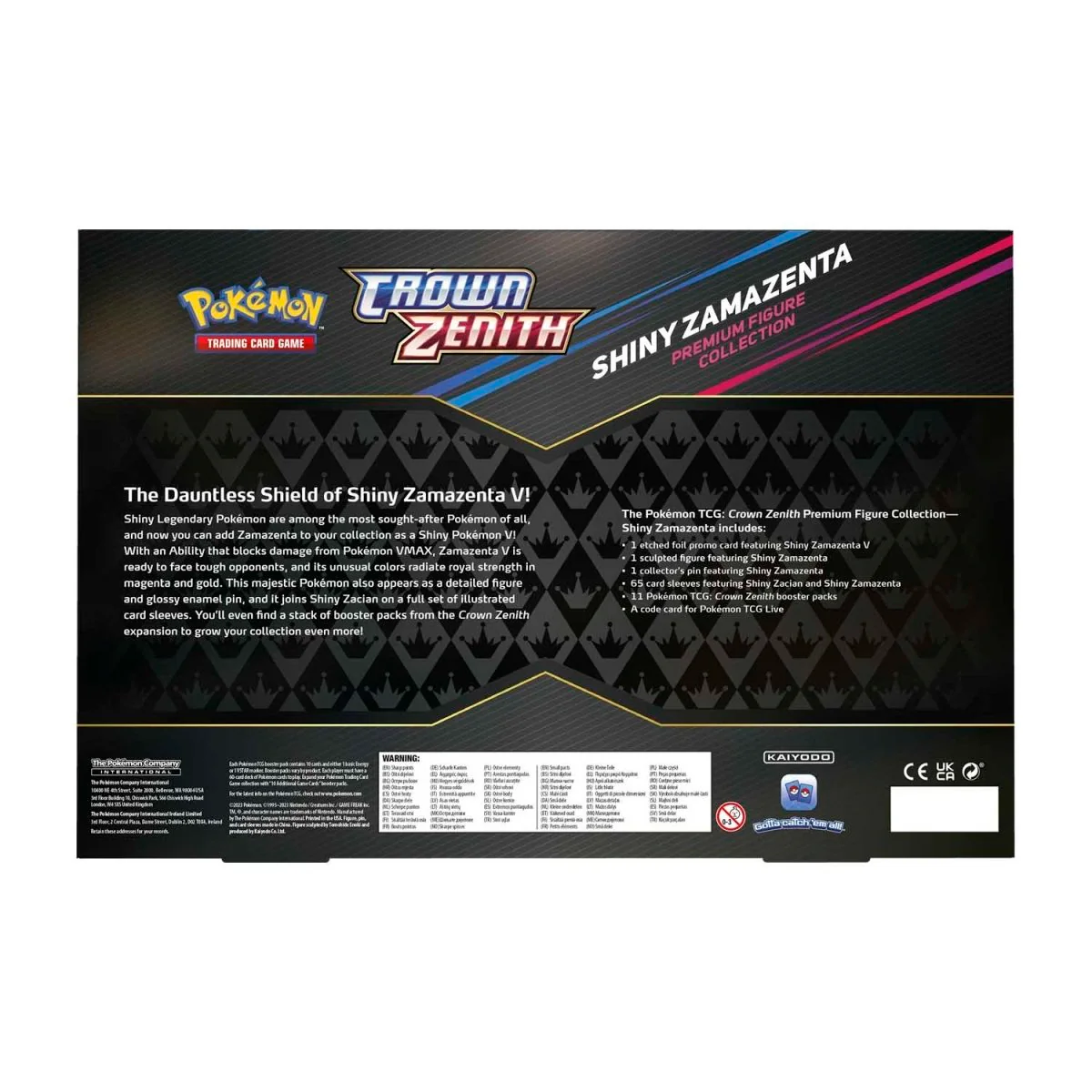 Pokémon TCG: Crown Zenith Premium Figure Collection Box - Shiny Zamazenta - Image 4