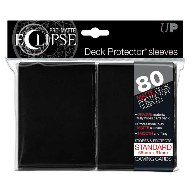 Ultra PRO: Eclipse Pro-Matte Standard Deck Protector Sleeves 80st - Svart
