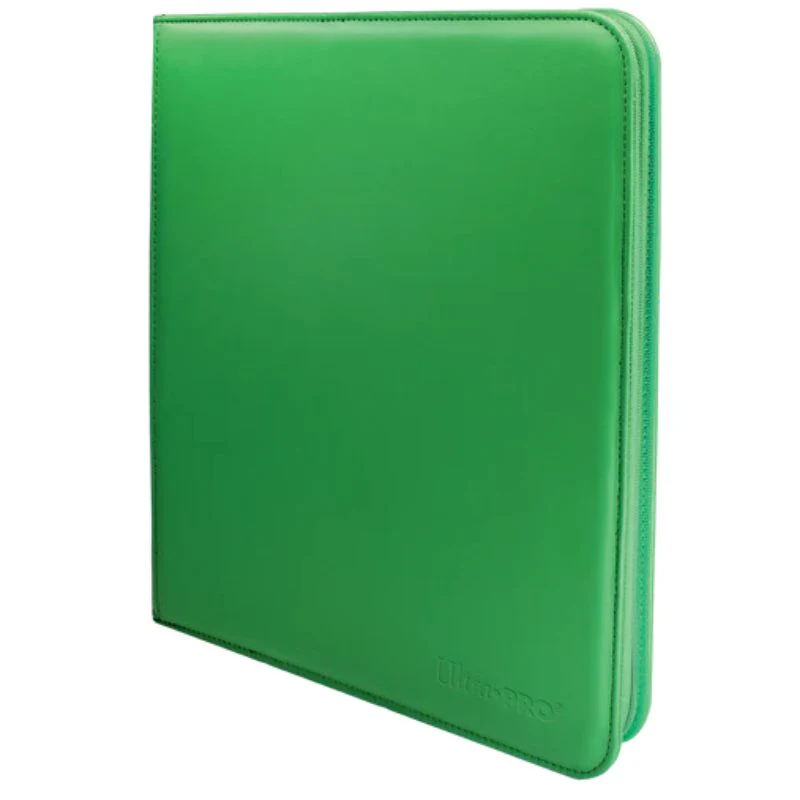 Ultra PRO: Vivid 12-Pocket Zippered PRO-Binder - Green - Image 3