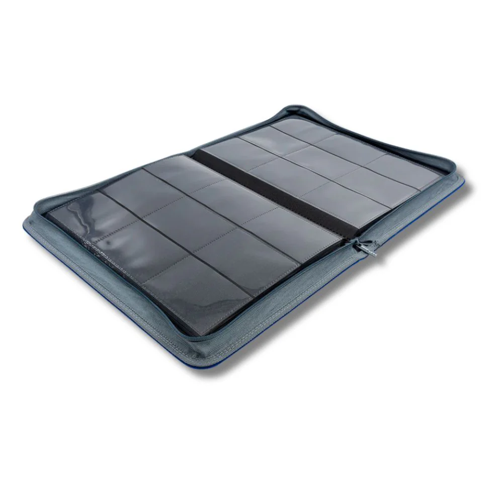Ultra PRO: Vivid 9-Pocket Zippered PRO-Binder Deluxe - Blue - Image 2