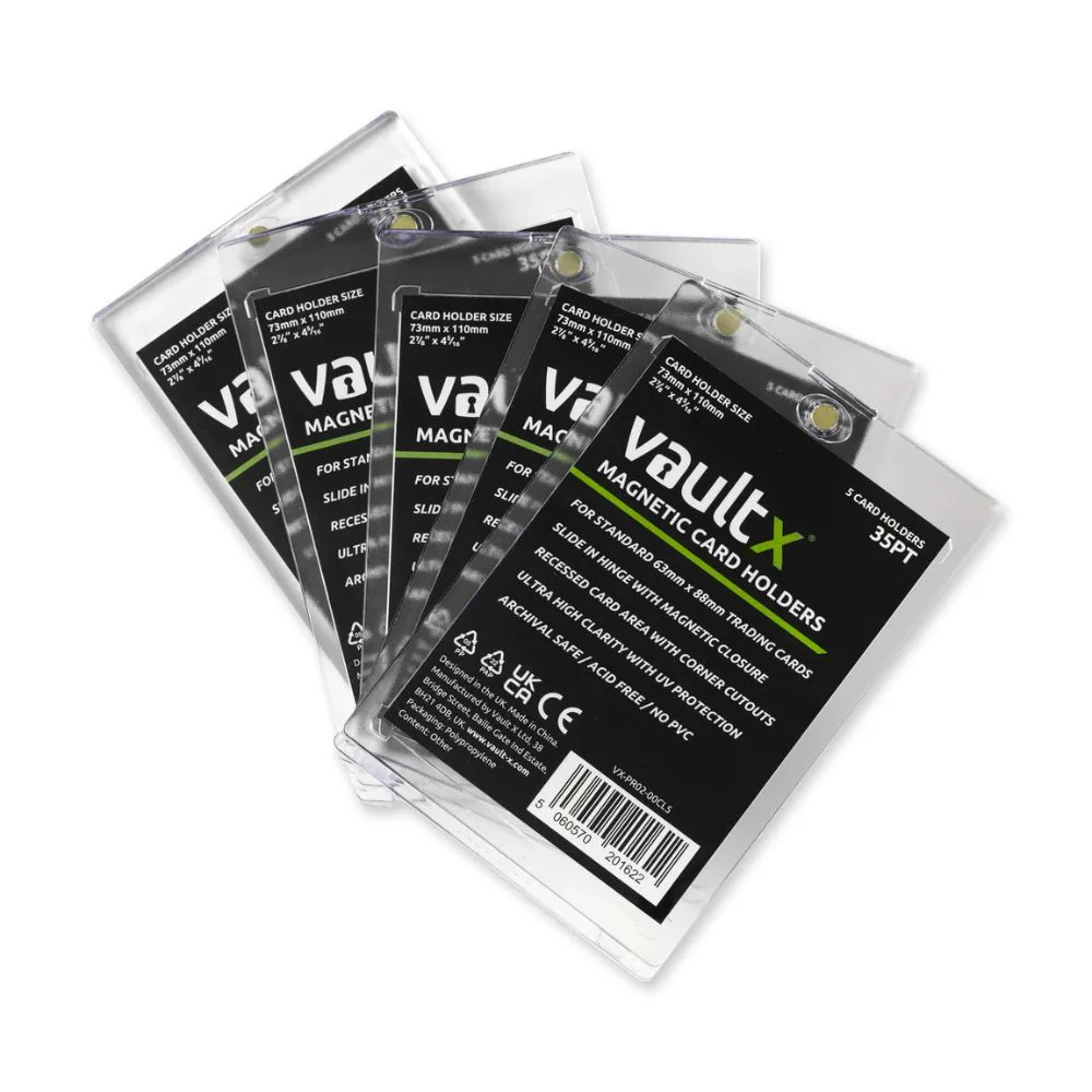 Vault X: Magnetic Card Holders 35pt - 5 Pack - Image 3